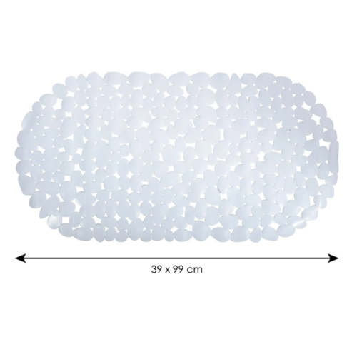 Spirella GALETS csúszásgátló fürdőkád alátét,fehér, 99 x 39 cm