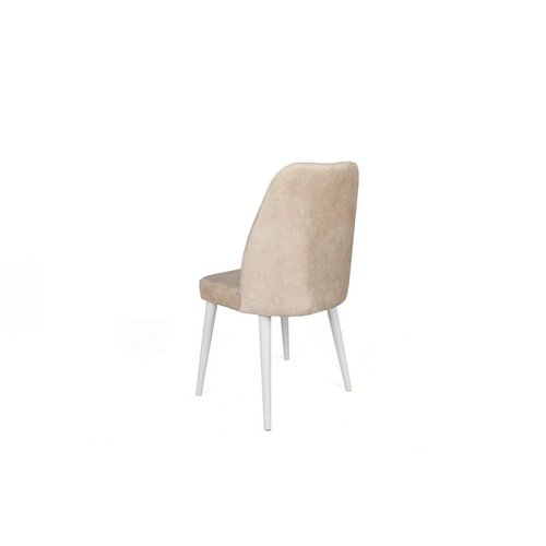 Súprava jedálenských stoličiek Alfa Beige and White, 2 ks