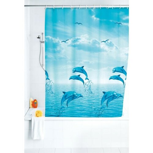 Wenko Dolphin zuhanyfüggöny, 180 x 200 cm  termék 2. képe