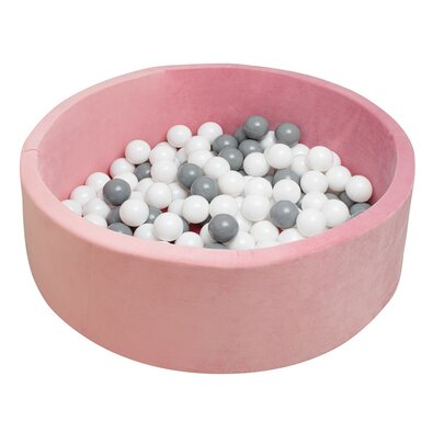 Bazin uscat pentru copii cu bile New Baby, roz