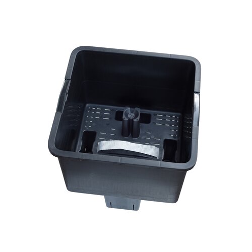 Jardinieră cu auto-irigare Plastia Berberis TRIO ,antracit