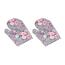 Mănușă de bucătărie Bellatex Floare roz, 28 x 18 cm, 2 buc