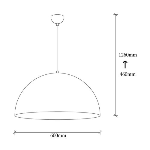 Lampa wisząca Sivani - MR - 724, czarny-złoty