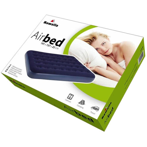 Nawalla Nafukovací matrac veľký, 137 x 22 x 191 cm