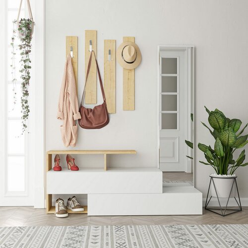 Ramda White and Oak előszoba szett