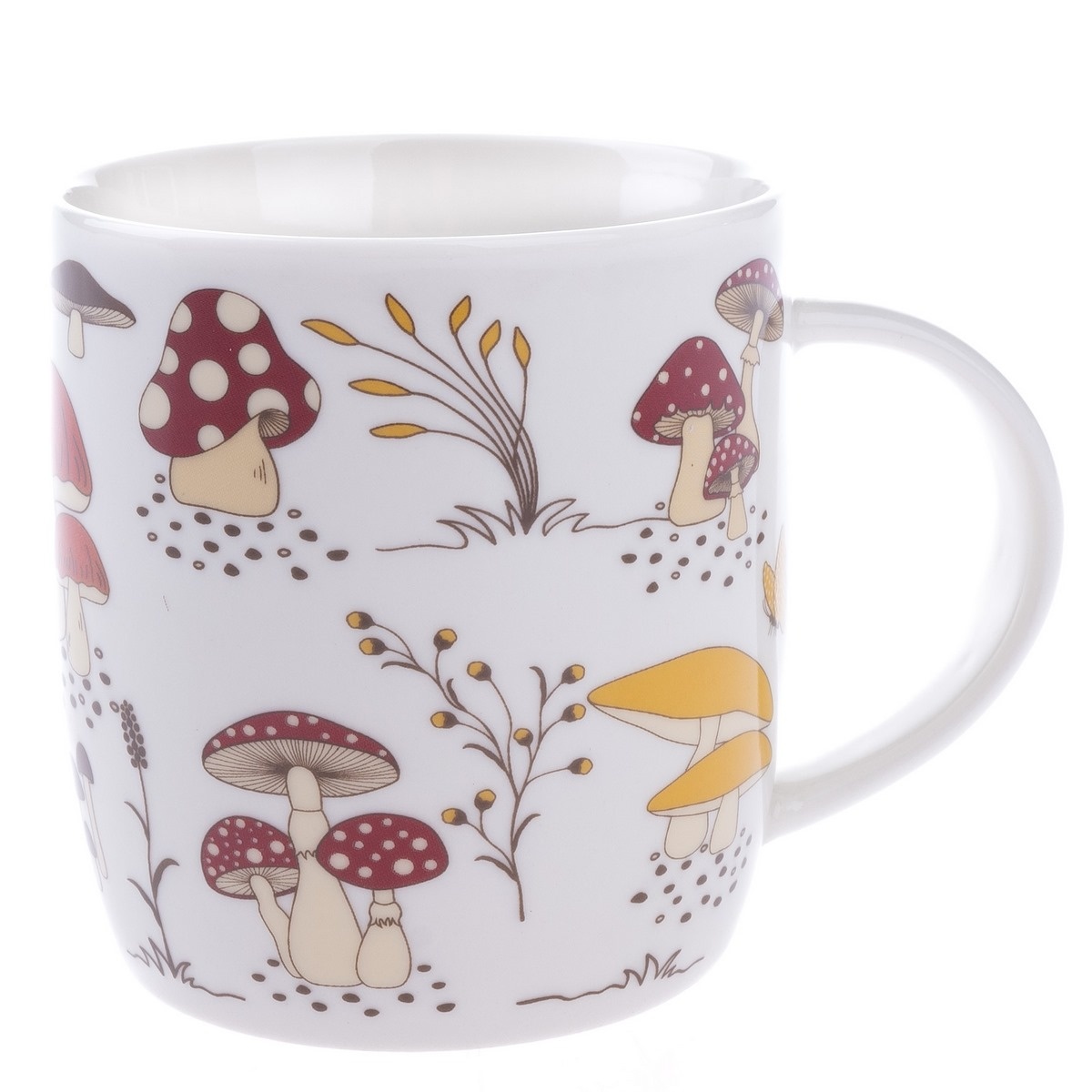 Gombák porcelán bögre, 370 ml akciós termékkép 1