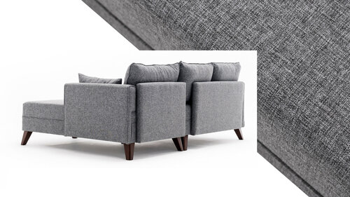 Klappecksofa Bella Corner Right 2 Grey