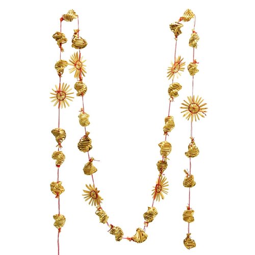 Łańcuch słomiany na choinkę, 1,8 m