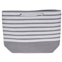 Plážová taška Stripes 52 x 38 cm, sivá Plážová taška Stripes 52 x 38 cm, sivá