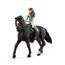 Schleich - Șatena Lisa și calul Storm