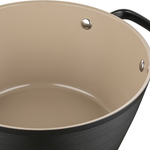 Florina Hliníkový hrnec Carina Black 2,2 l, 20 cm