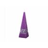 Lumânare sculptată Orhidee violet, piramidă