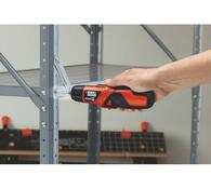 Aku šroubovák PLR36NC, Black and Decker, červená
