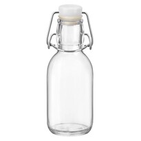 Bormioli Rocco Emilia üveg palack csatos kupakkal, 250 ml
