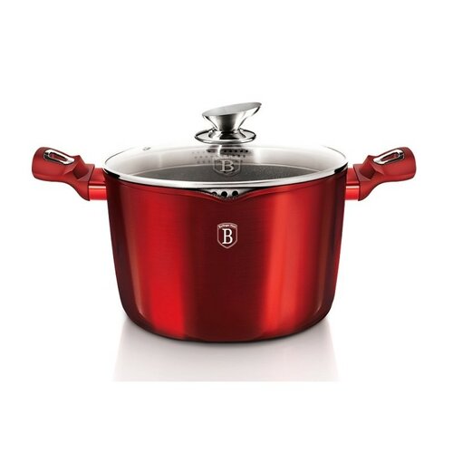 Berlinger Haus Hrniec s cediacou pokrievkou Burgundy Metallic Line, 24 cm