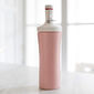 Sticlă de apă Koziol PLOPP TO GO, 425 ml, roz