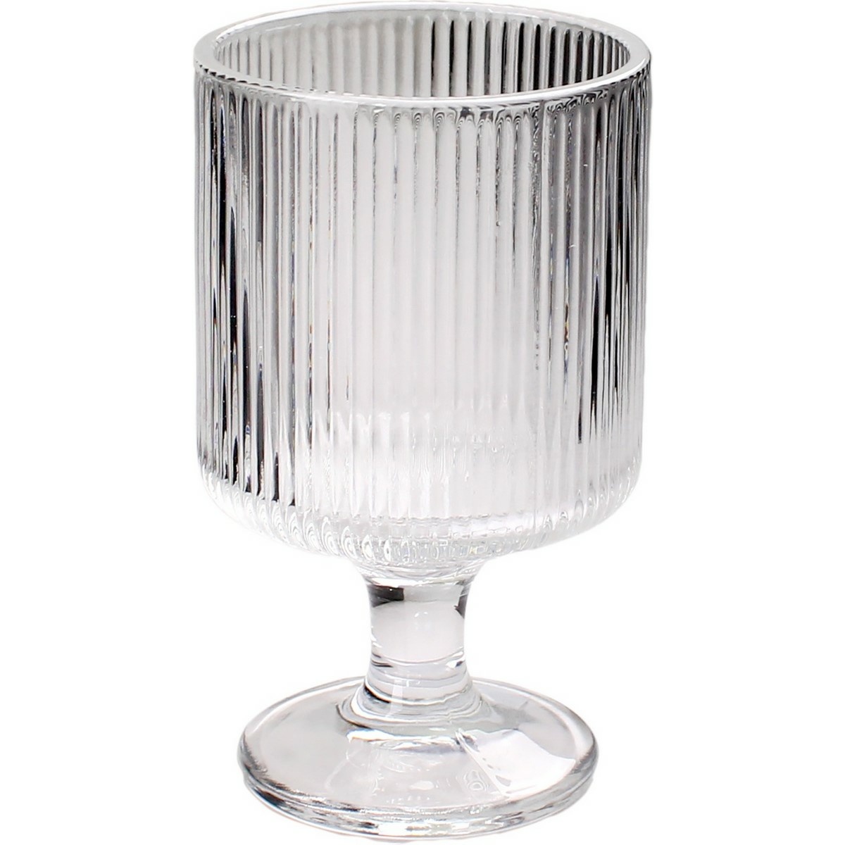 Toro Szklany puchar na podstawce 250 ml, 6,8 x 6,8x 11 cm