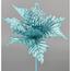 Umělá Poinsettie modrá, 25 cm