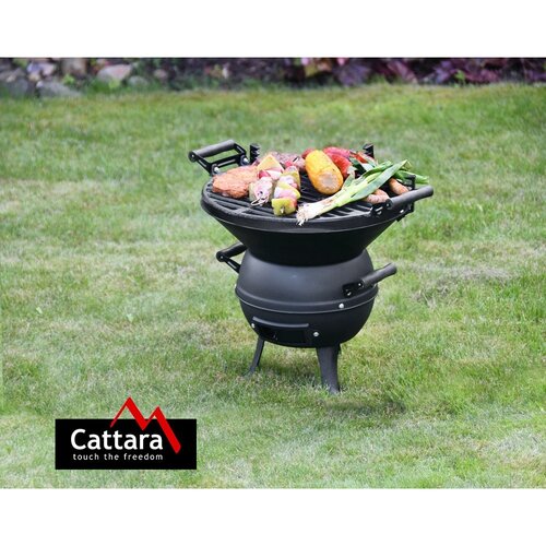 Cattara 13023 Žar na lesni oglje Kettle, 48 x 37 x36 cm