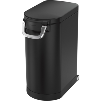 Simplehuman Pojemnik na suchą karmę zzabezpieczeniem 30 l, czarny matowy