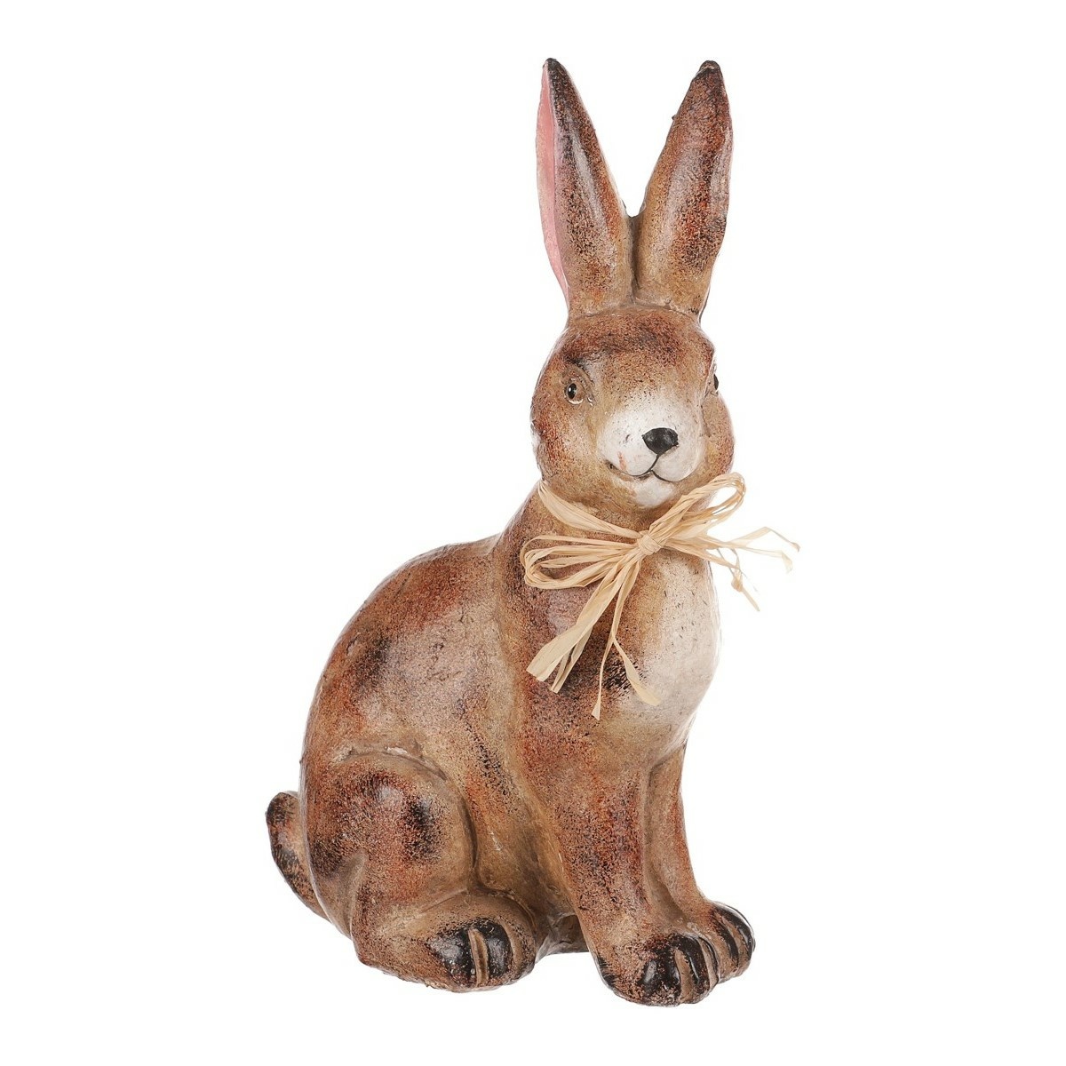 Fotografie Velikonoční zajíc s mašlí, 15 x 9 x 24 cm