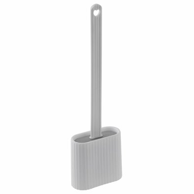AQUALINE TF010 WC silikonska krtača za steno/zapostavitev, bela
