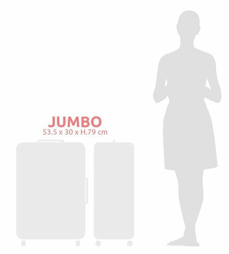 Compactor Potovalna kovčka Cosmos XL, 53,5 x 31 x80 cm, temno siva