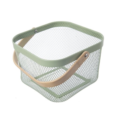 Orion Kosz druciany Greenish, 27 x 24,5 x 16,5 cm