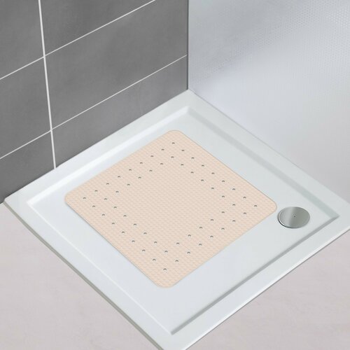 Wenko Duschmatte Mirasol 54 x 54 cm, beige