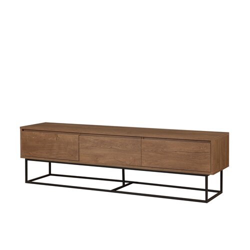 Milo Walnut and Black II TV-asztal