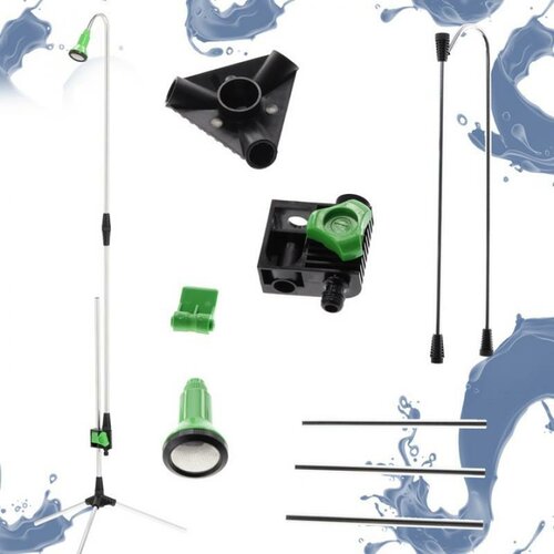 Aldotrade Teleskop-Gartendusche mit Stativ