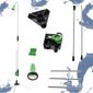 Aldotrade Teleskop-Gartendusche mit Stativ