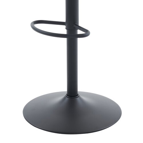 Scaun de bar din piele ecologică B-716 GREY3, gri