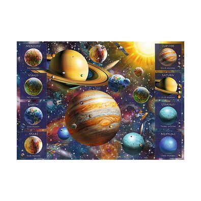 Puzzle Trefl Spiral Sistemul solar, 1040 piese