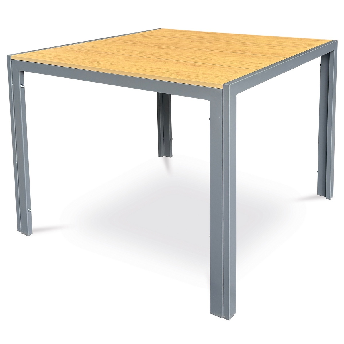 Stół ogrodowy Autronic, metal, polywood, brązowy,AZ T-S1209 OAK