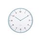 Karlsson 6011BL design ceas de perete albastru, diametru 40 cm