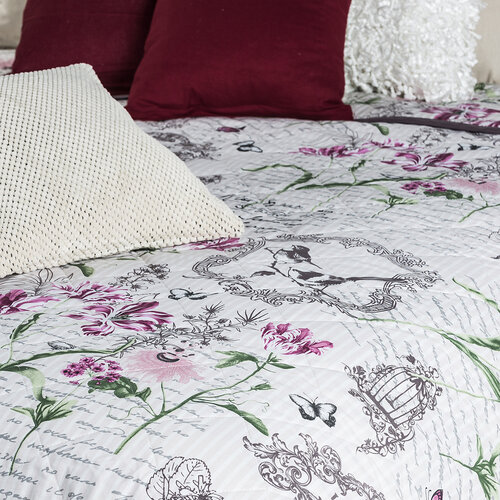 Přehoz na postel Valeria fialová, 160 x 220 cm