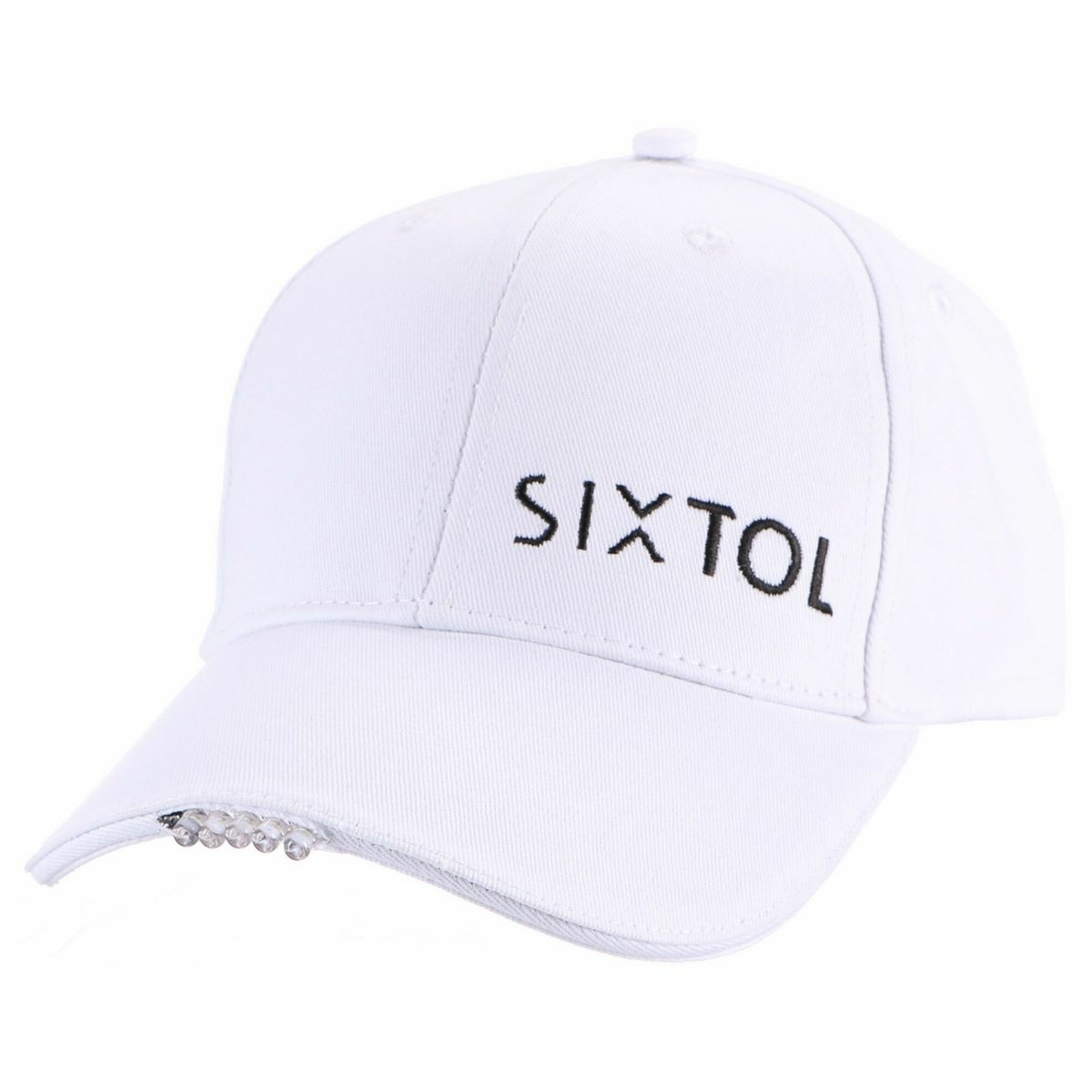 Șapcă cu LED Sixtol B-CAP 25lm, USB, uni, alb