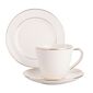 Set de cafea cu 18 piese MariaPaula Ecru Nova GoldLine