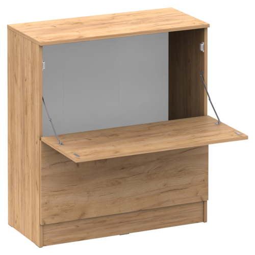 Szafka na pościel BETTY 2, dąb craft złoty