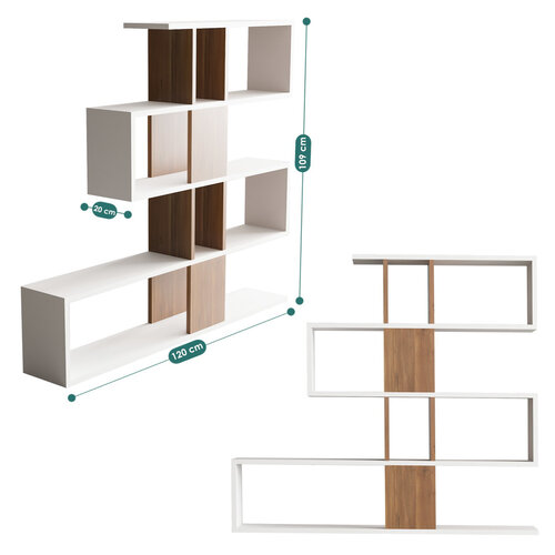 Karlin Walnut könyvespolc