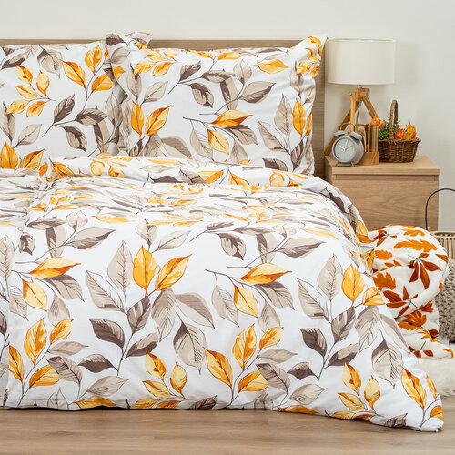 4Home Бавовняна постільна білизна ренфорс  Autumn Leaves, 140 х 200 см, 70 х 90 см