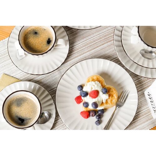Mäser 18-teiliges Kaffeegeschirr OSITA WHITE