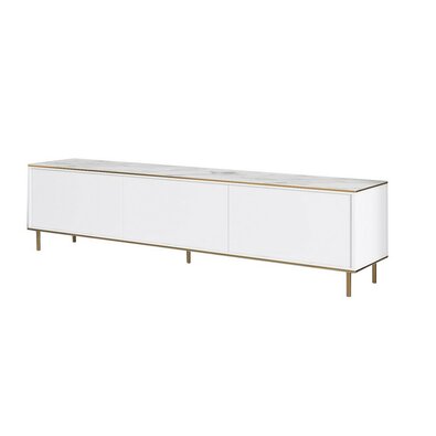Televízny stolík Imaj White Marble and Gold