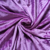 Cearșaf de pat micropluș violet, 90 x 200 cm