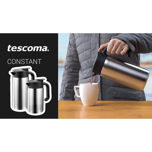 Tescoma Termos z zamknięciem dozującym CONSTANT 1,2 l, stal nierdzewna