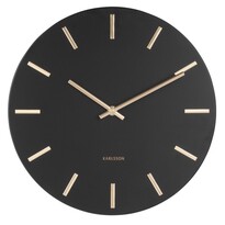 Karlsson 5821BK Дизайнерський настінний годинникдіам. 30 см