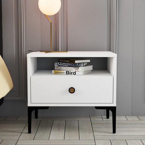 Nightstand Lisbon alb