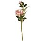 Umelá kvetina Čajová ruža ružová, 47 cm