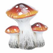 Decorațiune de grădină Ciuperci, 11 x 12 x 8 cm, teracota